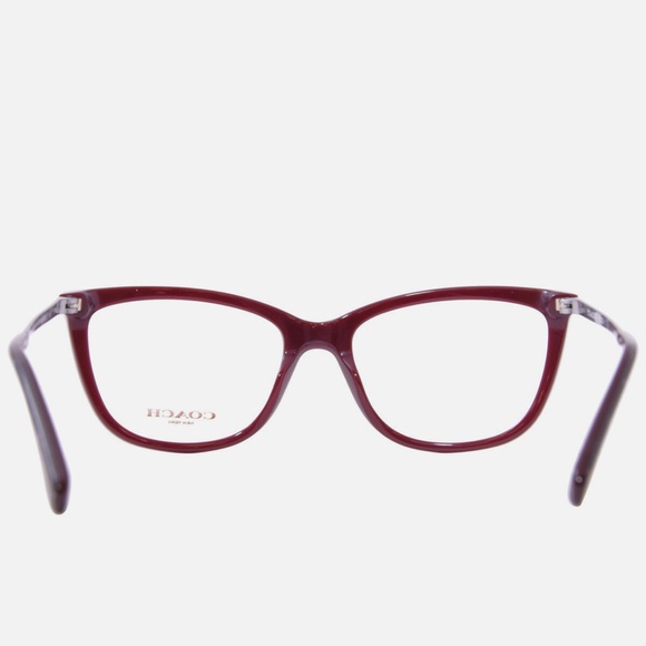 👓 Coach 5509 prescription replacement frames of blood red - Picture 3 of 15
